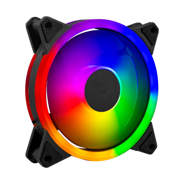 VENTILADOR P/GABINETE BALAM RUSH (BR-938082) EOLOX BLAZE EX30,RGB,120 MM,1 FAN,NEGRO - Imagen 2