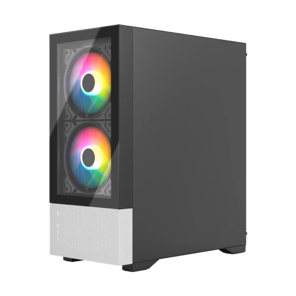GABINETE BALAM RUSH (BR-938921) NITROX CRYSTAL 5500 CBW,ATX,1*USB 3.0,FRENTE CRISTAL,BLANCO - Imagen 3