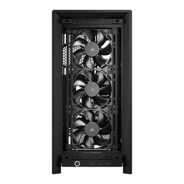 GABINETE CORSAIR PC 4000D RS 1USB 3.2GEN2 TIPO C 2USB 3.2 GEN1 TIPO A NEGRO MID CC 9011312 WW - Imagen 2