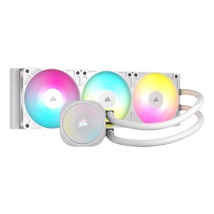 ENFRIAMIENTO LIQUIDO CORSAIR CPU NAUTILIUS 360 RS ARGB BLANCO 1700RPM 3FAN 360MM CW 9060095 WW