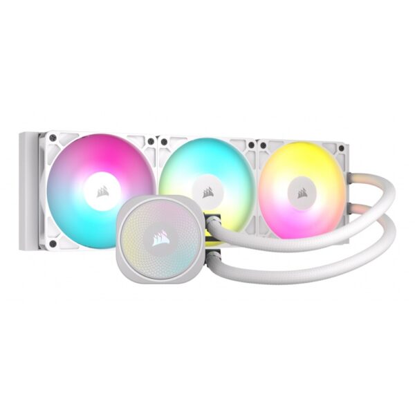 ENFRIAMIENTO LIQUIDO CORSAIR CPU NAUTILIUS 360 RS ARGB BLANCO 1700RPM 3FAN 360MM CW 9060095 WW