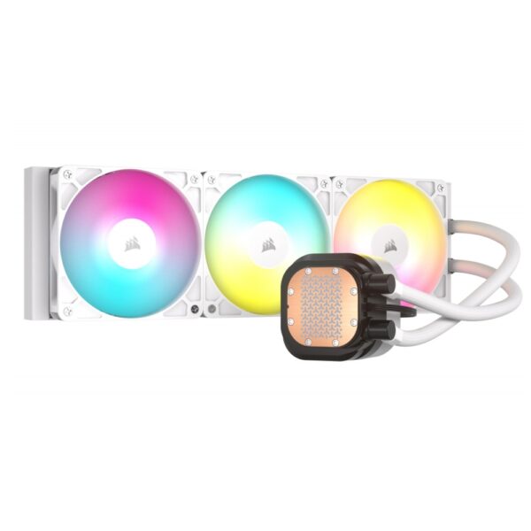 ENFRIAMIENTO LIQUIDO CORSAIR CPU NAUTILIUS 360 RS ARGB BLANCO 1700RPM 3FAN 360MM CW 9060095 WW - Imagen 3