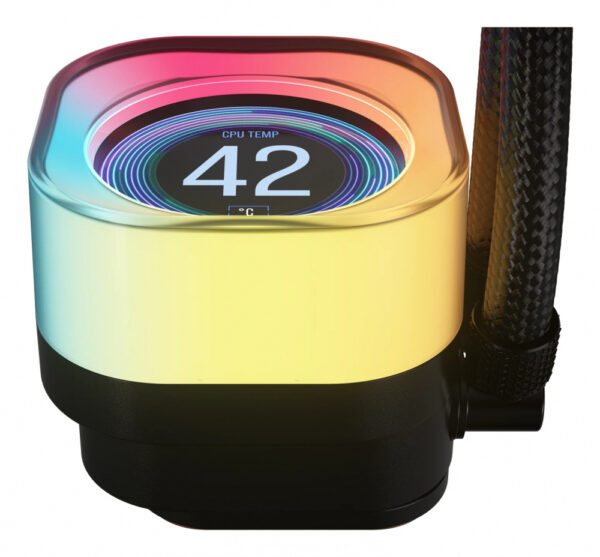 ENFRIAMIENTO LIQUIDO CORSAIR CPU iCUE LINK TITAN 240RX LCD 2FAN 240MM NEGRO CW 9061022 WW - Imagen 3