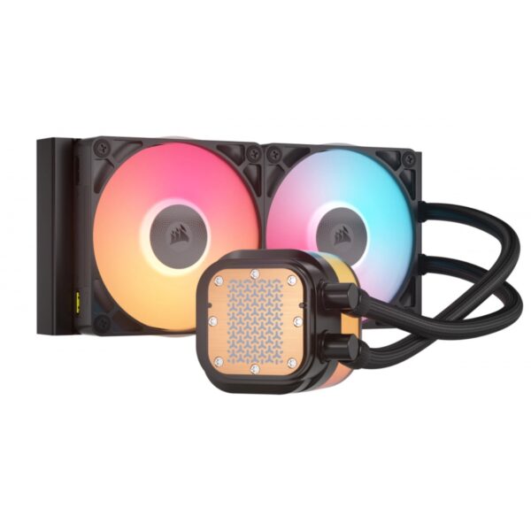 ENFRIAMIENTO LIQUIDO CORSAIR CPU iCUE LINK TITAN 240RX LCD 2FAN 240MM NEGRO CW 9061022 WW - Imagen 2