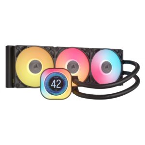 ENFRIAMIENTO LIQUIDO CORSAIR CPU iCUE LINK TITAN 360RX LCD 3FAN 360MM NEGRO CW 9061023 WW
