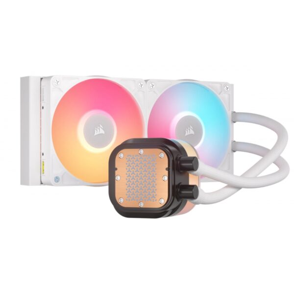 ENFRIAMIENTO LIQUIDO CORSAIR CPU iCUE LINK TITAN 240RX LCD 2FAN 240MM BLANCO CW 9061025 WW - Imagen 2