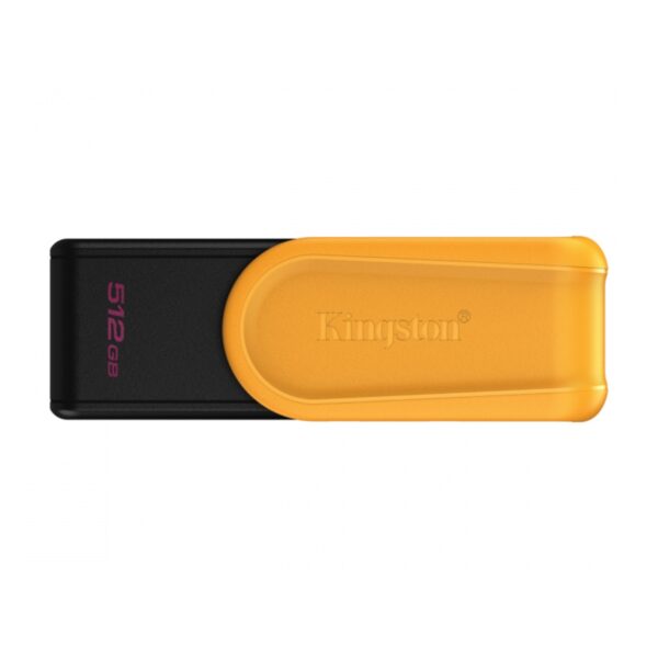 MEMORIA USB KINGSTON 128GB 3.2 GEN 1 DATA TRAVELER EXODIA S NEGRO Y AMARILLO DTXS 512GB