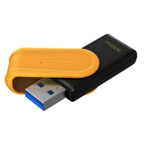 MEMORIA USB KINGSTON 128GB 3.2 GEN 1 DATA TRAVELER EXODIA S NEGRO Y AMARILLO DTXS 512GB - Imagen 2