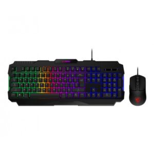 KIT TEC MOUSE MSI FORGE GK100 COMBO US USB 2.0 RGB BLACK
