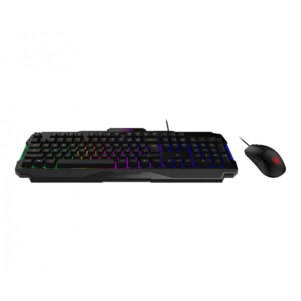 KIT TEC MOUSE MSI FORGE GK100 COMBO US USB 2.0 RGB BLACK - Imagen 4