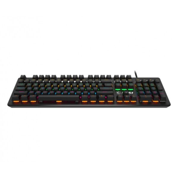 TECLADO MSI FORGE GK300 BLUE US USB 2.0 RGB BLACK - Imagen 4