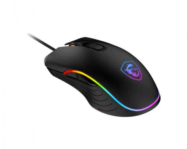MOUSE MSI FORGE GM300 USB 2.0 RGB BLACK - Imagen 2