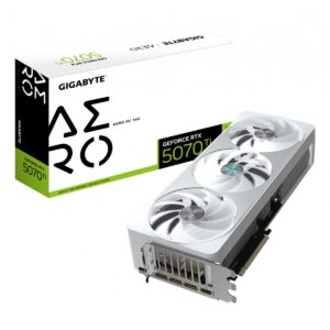 TARJETA DE VIDEO GIGABYTE (GV-N507TAERO OC-16GD) RTX 5070TI, 16GB GDDR7,PCIE 5.0,HDMI,3*DP,3FAN