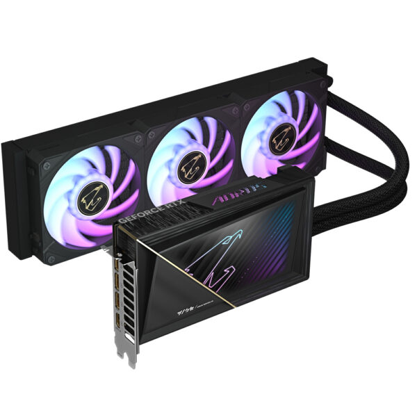 TARJETA DE VIDEO GIGABYTE (GV-N5080AORUSX W-16GD) RTX 5080, 16GB GDDR7,PCIE 5.0,HDMI,3*DP,3FAN - Imagen 2