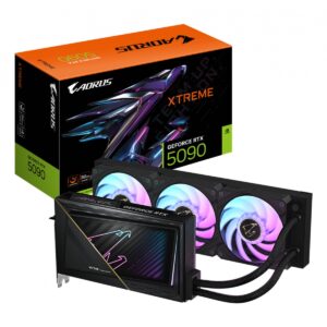 TARJETA DE VIDEO GIGABYTE (GV-N5090AORUSX W-32GD) RTX 5090, 32GB GDDR7,PCIE 5.0,HDMI,3*DP,3FAN
