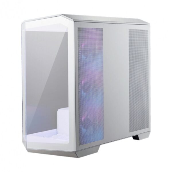 GABINETE MSI (MAG PANO M100R PZ WHITE)BLANCO,VIDRIO TEMPLADO,4*VENTILADOR ARGB,MICRO ATX,SIN FUENTE - Imagen 2