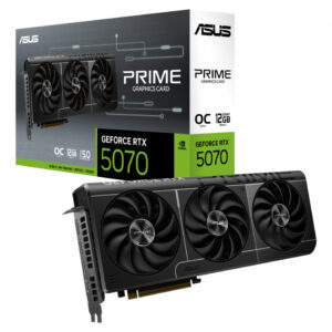 TARJETA DE VIDEO ASUS (PRIME-RTX5070-O12G) 192BIT, PCI-E 5.0,HDMI,3*DP1.4A,TRI FAN
