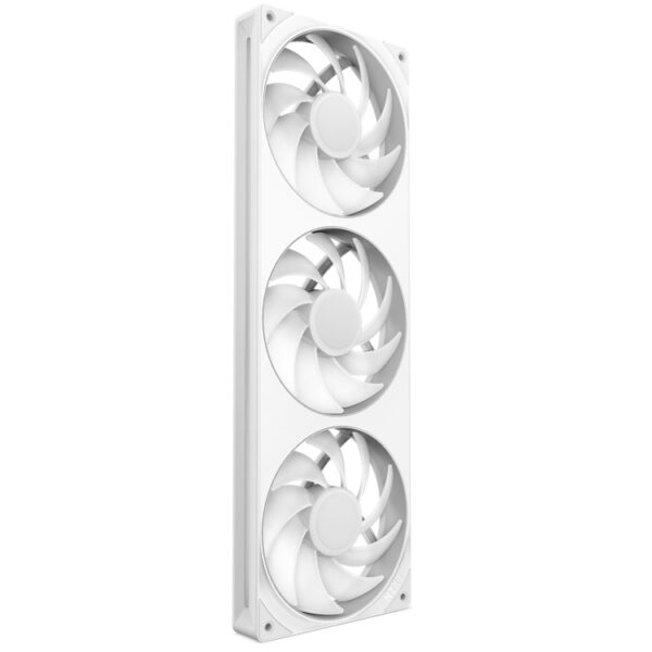 KIT 3 VENTILADORES NZXT U360 UNIBODY RGB 360MM BLANCO - Imagen 4