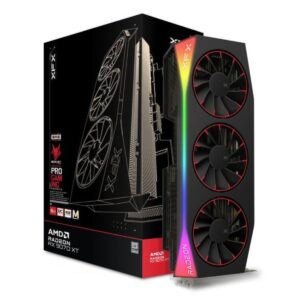 TARJETA DE VIDEO XFX (RX-97TMARGB9) MERCURY RX 9070XT,16GB GDDR6,2570MHZ,3*DP,HDMI, MAGNETIC AIR