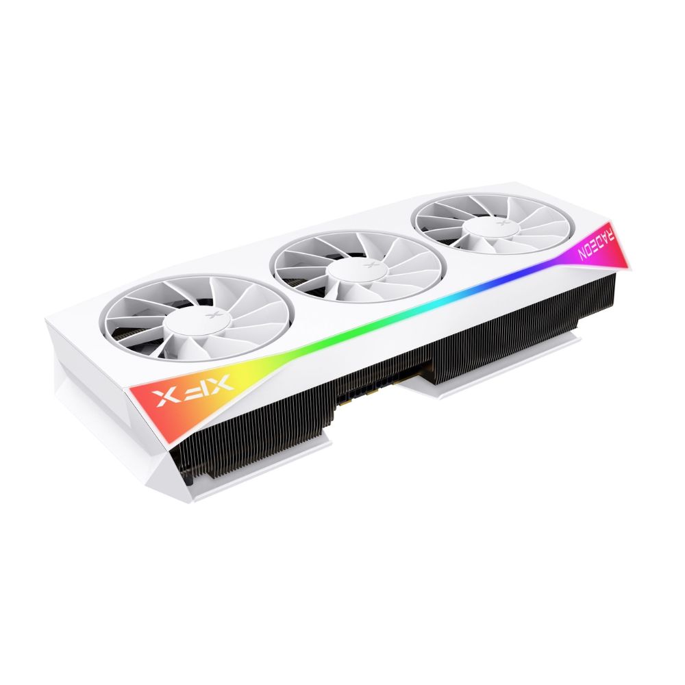 TARJETA DE VIDEO XFX (RX-97TRGBBW9) MERCURY RADEON RX 9070XT,16GB GDDR6,2570MHZ,3*DP,HDMI, BLANCA - Imagen 3
