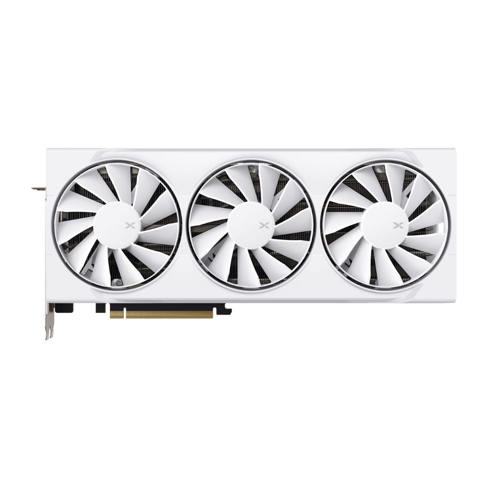 TARJETA DE VIDEO XFX (RX-9TARJETA DE VIDEO XFX (RX-97TSWF3W9) SWIFT AMD RADEON RX 9070XT,16GB GDDR6,2400MHZ,3*DP,HDMI, BLANCA - Imagen 3
