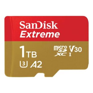 MEMORIA MICROSD SDXC SANDISK 1TB (SDSQXAV-1T00-GN6MA) MICROSD UHS-I CARD WITH ADAPTER (MOBILE), EXTREME