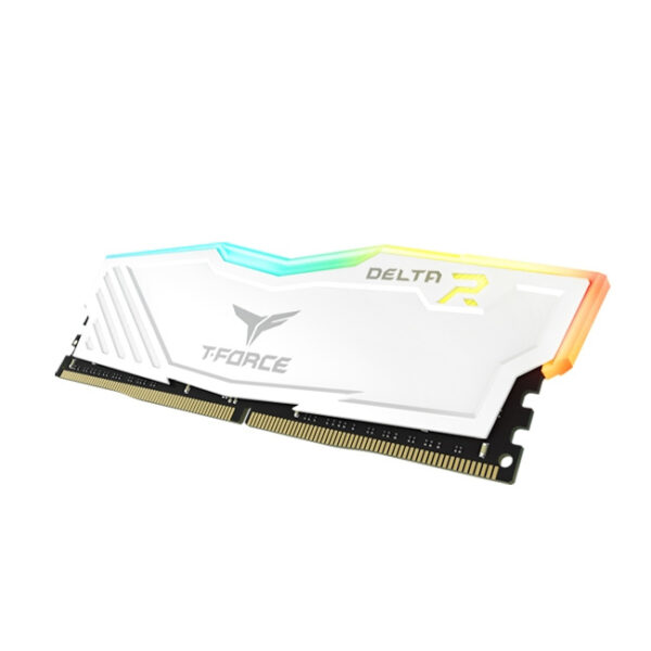 MEMORIA RAM DIMM TEAMGROUP T FORCE DELTA RGB 32GB DDR4 3600 MHZ PC4 25600 BLANCO TF4D432G3600HC18J01 - Imagen 2