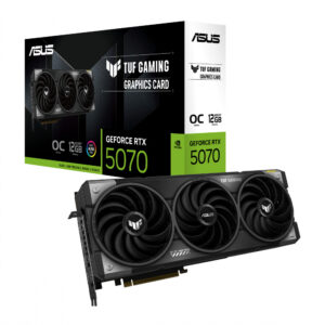 TARJETA DE VIDEO ASUS (TUF-RTX5070-O12G-GAMING) 256BIT, PCI-E 5.0,2*HDMI,3*DP2.1B,TRI FAN