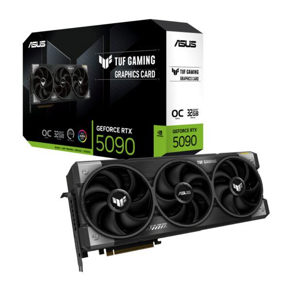 TARJETA DE VIDEO ASUS (TUF-RTX5090-O32G-GAMING) 512BIT, PCI-E 5.0,2*HDMI,3*DP1.4A,TRI FAN