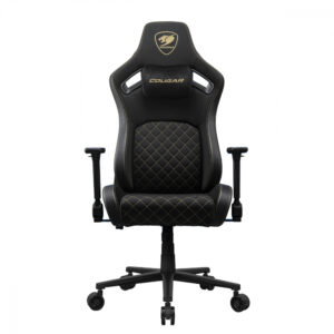 SILLA COUGAR DEFENSOR GOLD F BLACK CUERO SINTETICO / TIPO LINO  120KG