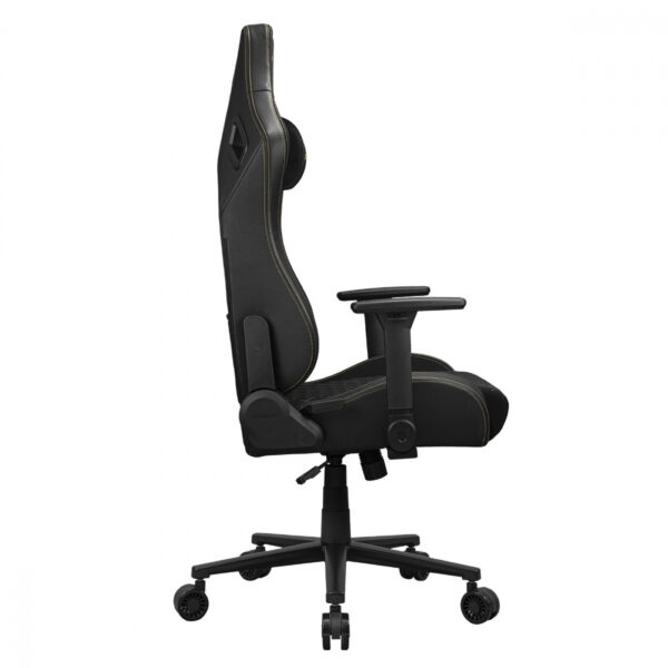 SILLA COUGAR DEFENSOR GOLD F BLACK CUERO SINTETICO / TIPO LINO  120KG - Imagen 6