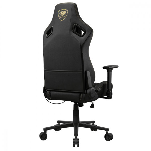 SILLA COUGAR DEFENSOR GOLD F BLACK CUERO SINTETICO / TIPO LINO  120KG - Imagen 7