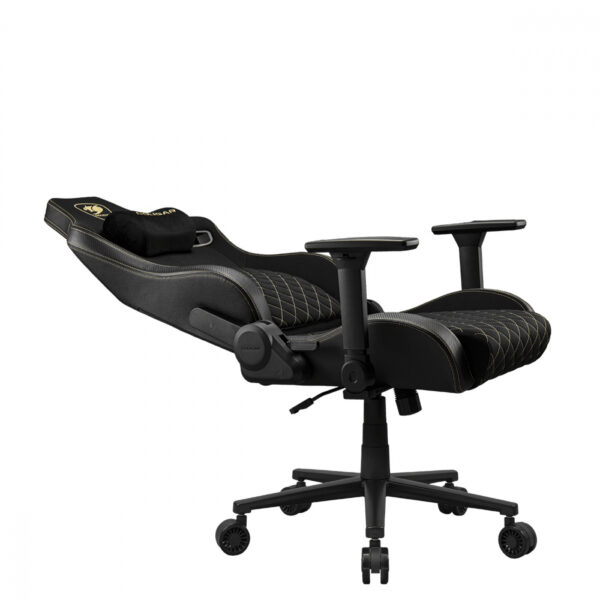 SILLA COUGAR DEFENSOR GOLD F BLACK CUERO SINTETICO / TIPO LINO  120KG - Imagen 8