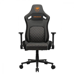 SILLA COUGAR DEFENSOR GRAY F BLACK CUERO SINTETICO / TIPO LINO 120KG