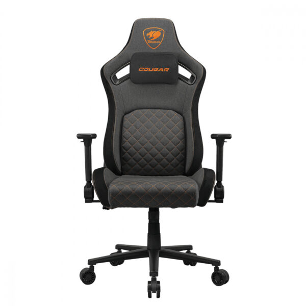 SILLA COUGAR DEFENSOR GRAY F BLACK CUERO SINTETICO / TIPO LINO 120KG
