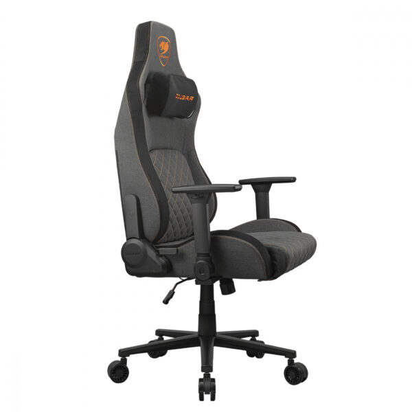 SILLA COUGAR DEFENSOR GRAY F BLACK CUERO SINTETICO / TIPO LINO 120KG - Imagen 5