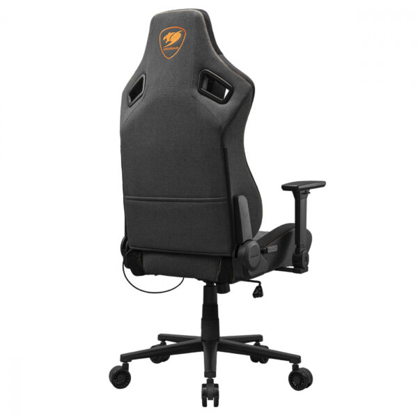SILLA COUGAR DEFENSOR GRAY F BLACK CUERO SINTETICO / TIPO LINO 120KG - Imagen 8