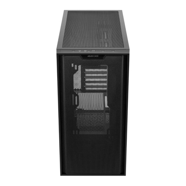 GABINETE ASUS (A21 ASU CASE/BLK) NEGRO, VIDRIO TEMPLADO Y MALLA,SOPORTA BTF, MT, S/FUENTE - Imagen 2