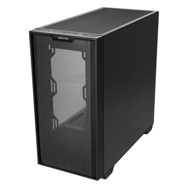GABINETE ASUS (A21 ASU CASE/BLK) NEGRO, VIDRIO TEMPLADO Y MALLA,SOPORTA BTF, MT, S/FUENTE - Imagen 4