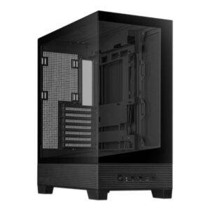 GABINETE ASUS (A31/BK/TG/NO FAN//) NEGRO, VIDRIO TEMPLADO,SOPORTA BTF, MT, S/FUENTE