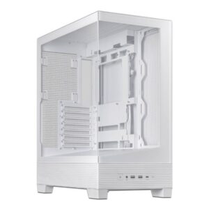 GABINETE ASUS (A31/WT/TG/NO FAN//) BLANCO, VIDRIO TEMPLADO,SOPORTA BTF, MT, S/FUENTE