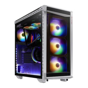 GABINETE GAMER ADATA XPG BATTLECRUISER MEDIA TORRE CRISTAL TEMPLADO TIPO C GEN1X1 2USB3.0 BLANCO BAT