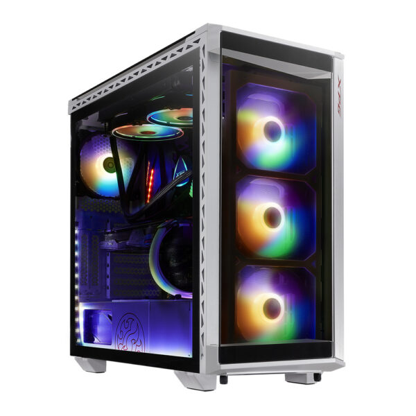 GABINETE GAMER ADATA XPG BATTLECRUISER MEDIA TORRE CRISTAL TEMPLADO TIPO C GEN1X1 2USB3.0 BLANCO BAT