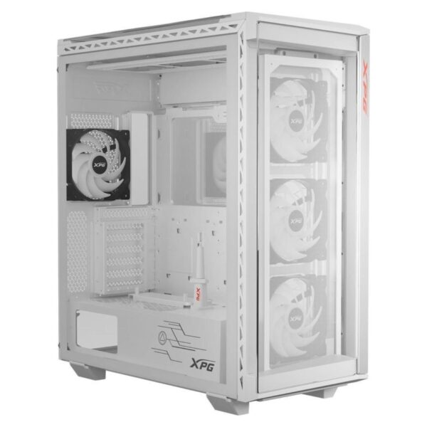 GABINETE ADATA XPG BATTLECRUISERIIPST MID TOWER ATX 4 VENTILADORES BLANCO BATTLECRUISERIIPST WHCWW - Imagen 2