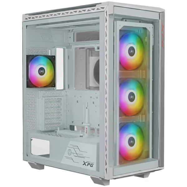 GABINETE GAMER ADATA XPG BATTLECRUISERIIST MT C TEMPLADO 2 USB TA BLANCO  BATTLECRUISERIIST WHCWW