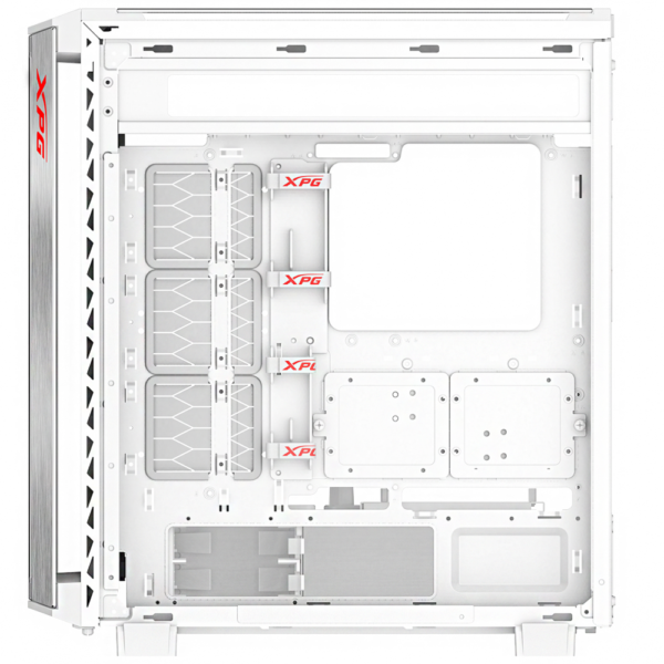 GABINETE GAMER ADATA XPG BATTLECRUISERIIST MT C TEMPLADO 2 USB TA BLANCO  BATTLECRUISERIIST WHCWW - Imagen 5