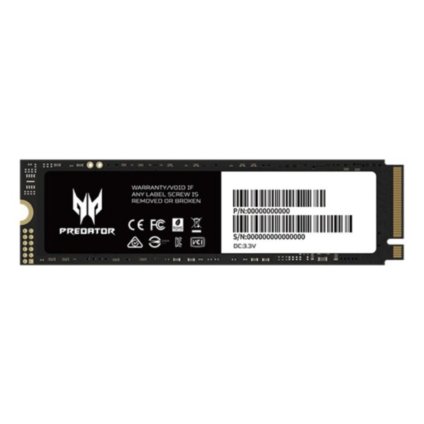 UNIDAD SSD M.2 PREDATOR 1TB (BL.9BWWR.118) GM7, 7200 MB/S