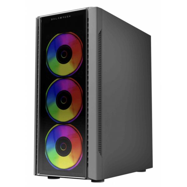 GABINETE BALAM RUSH (BR-935968) DRAGONFLY II CRYSTAL GM745,ATX,1*USB 3.0,CRISTAL TEMP,NEGRO - Imagen 2