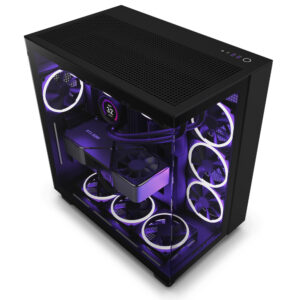 GABINETE NZXT (CM-H91FB-01) H9 FLOW, MID-TOWER, 3 FANS, ATX, NEGRO