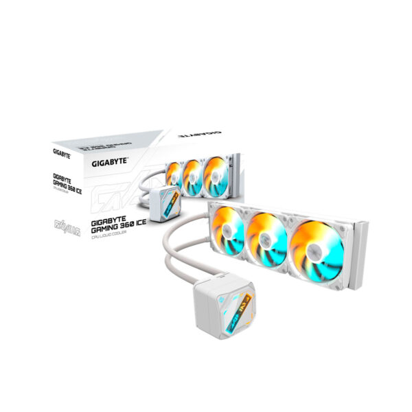 ENFRIAMIENTO LIQUIDO GIGABYTE 3x120MM ARGB 2200RPM BLACK GP GIGABYTE GME 360 - Imagen 2